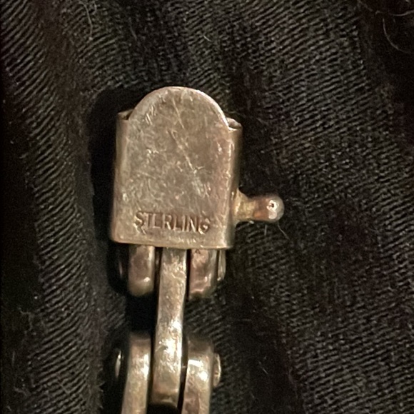 Bracelet, bike chain sterling silver women’s - Picture 4 of 4